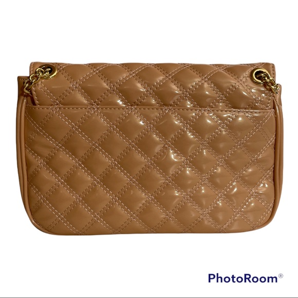 Y2K Anne Klein Pink Quilted Jelly Gold Tone Hardware Barbie Core Shoulder Bag - Picture 3 of 11